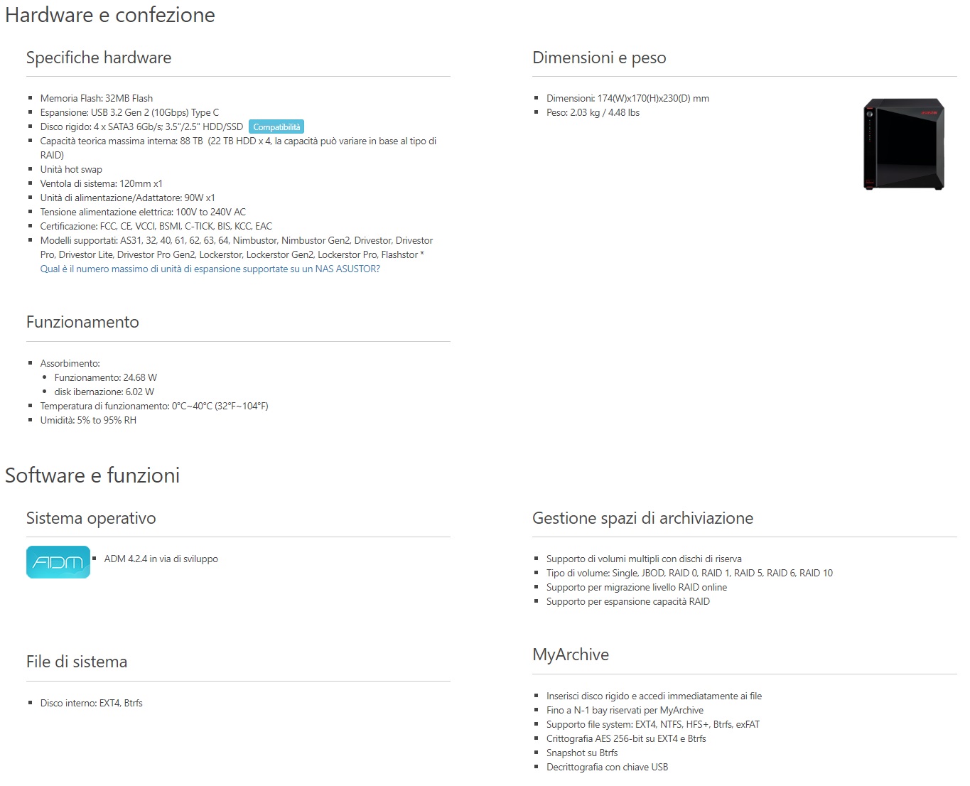 specifiche AS5004U 3feb0