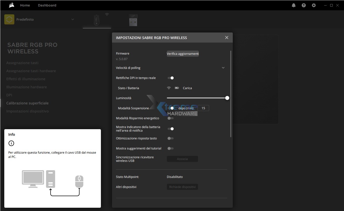 iCUE Sabre RGB Pro Wireless 11 ee598