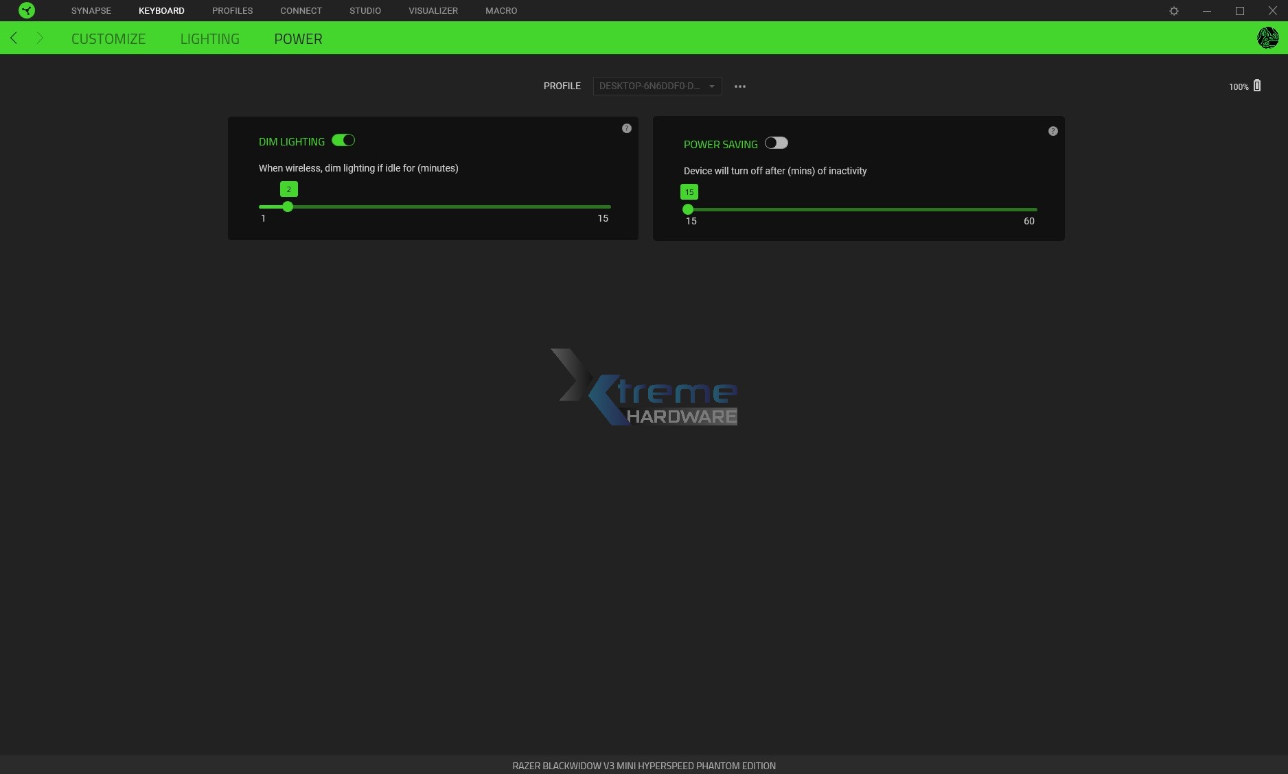 Razer Synapse BlackWidow V3 Mini HyperSpeed 6 fc259